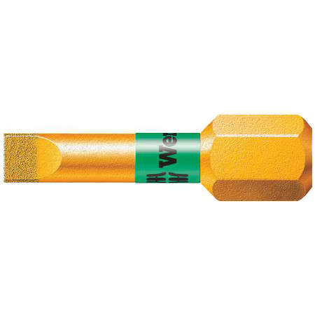 Wera 05056176001 Torsion Bit, Metric, 1/4", Hex, 1.2Mm, 1"