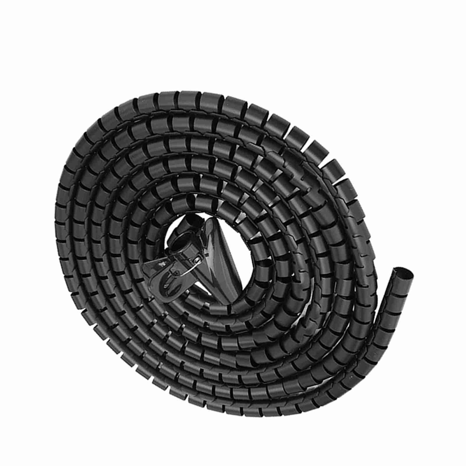 Flexible Spiral Tube Cable Organizer Wire Wrap Cord Protector Wire Storage B DSO