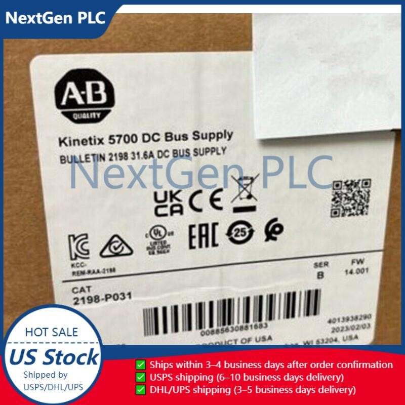 2198P031 Allen-Bradley 2198-P031 AB Factory Sealed NEW US Free Tax