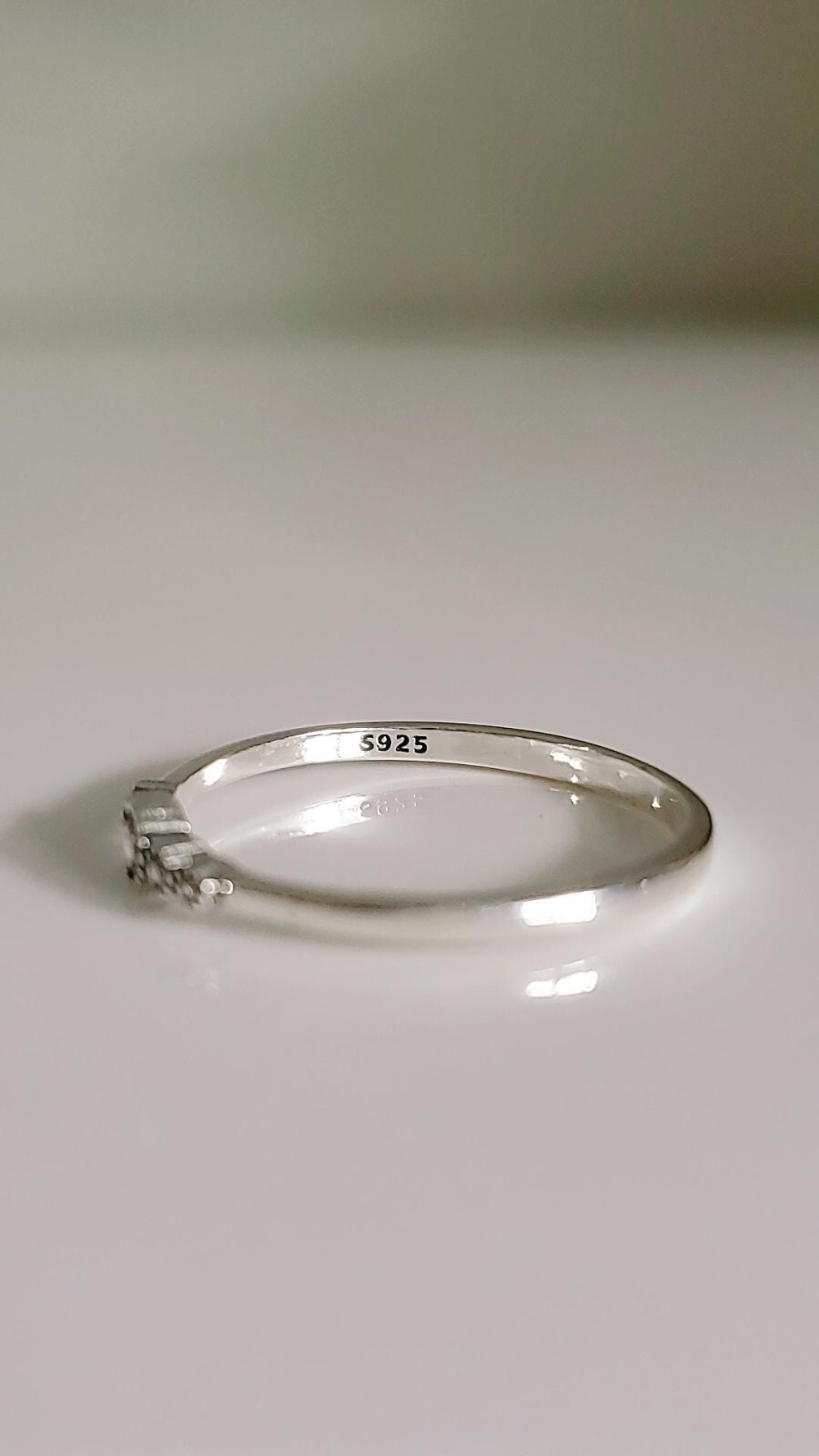 Dainty Thin Bali Sterling Silver Ring - Thin Band Minimalist Stackable Ring