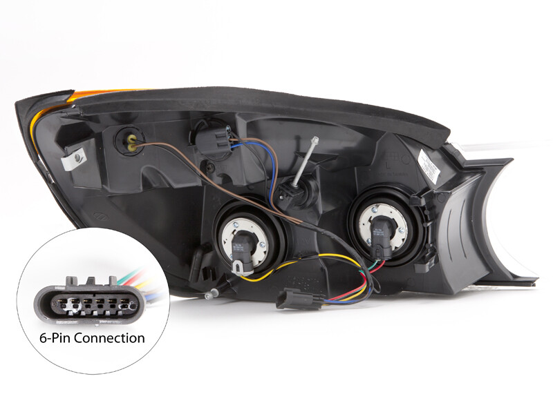 Fits 04-07 Buick Rendezvous Headlights Headlamps Pair Set New
