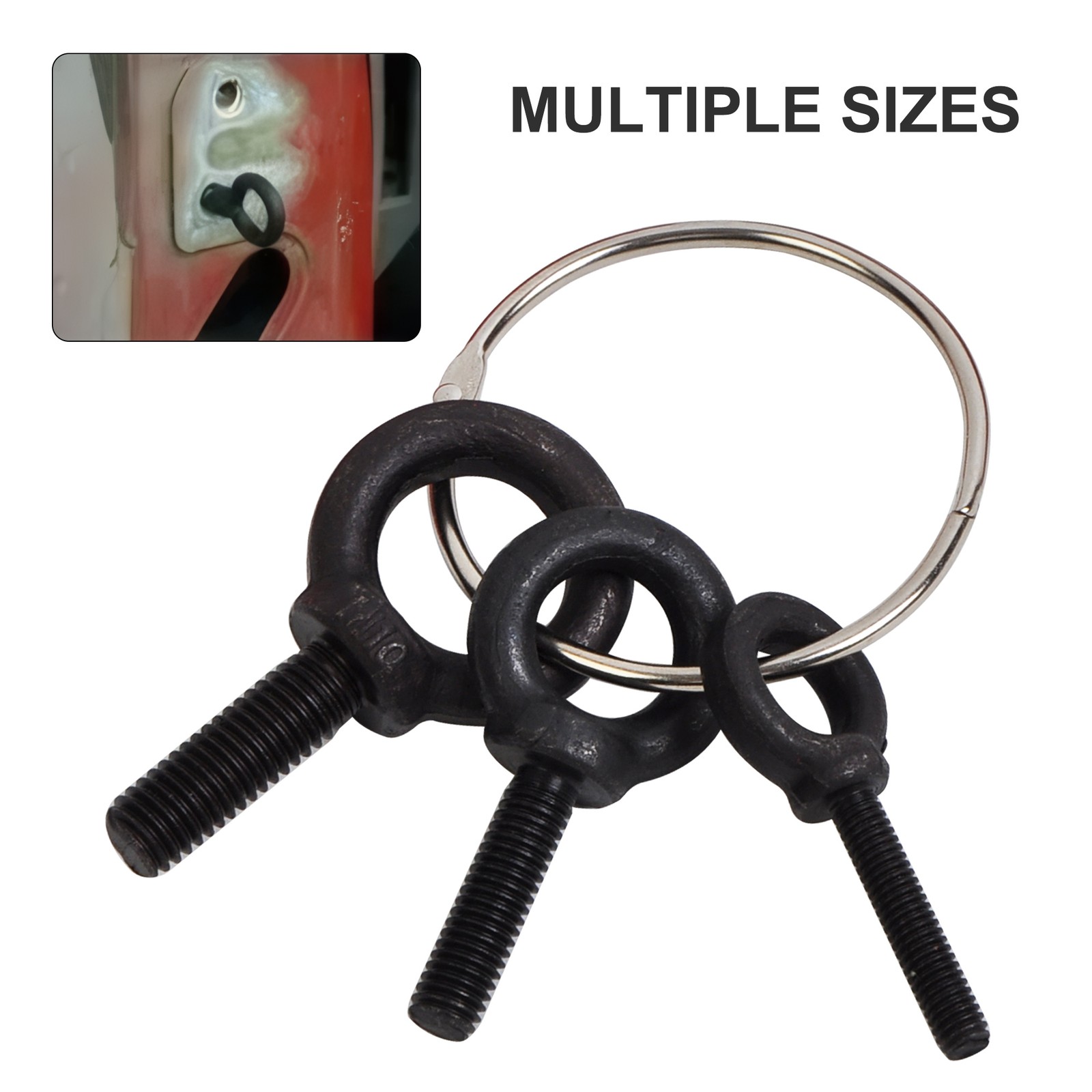 Compact Portable Car Dent Puller Tool Kit with Adjustable Bolts (6mm/8mm/10mm)