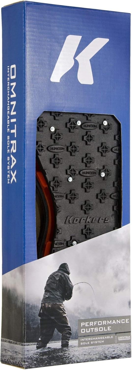 OmniTrax v3.0 Studded Kling-On, Black/Orange
