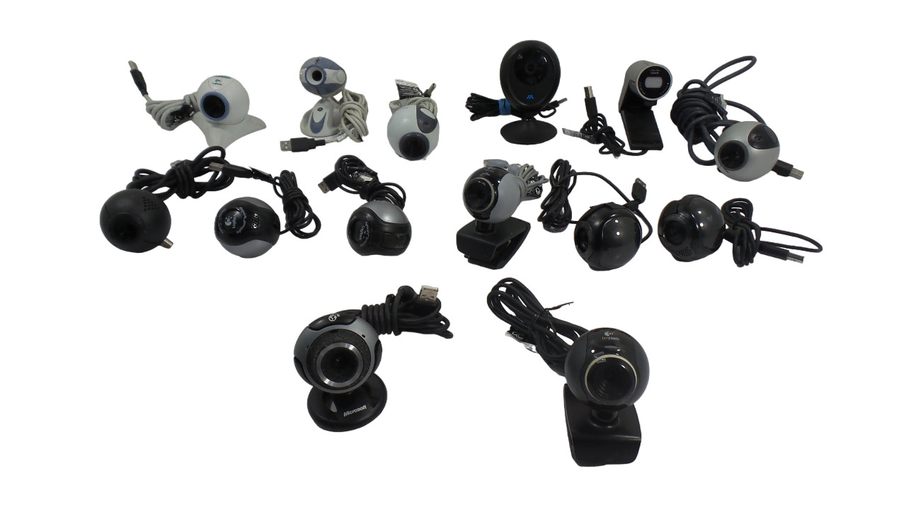 Lot of 14 Webcam (Different Models)  - Free Shipping