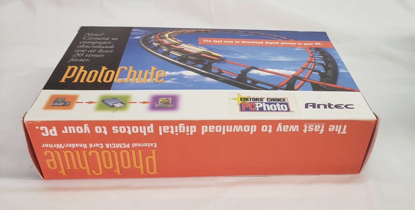 Vintage Antec PhotoChute Digital Camera PC connection complete adapter