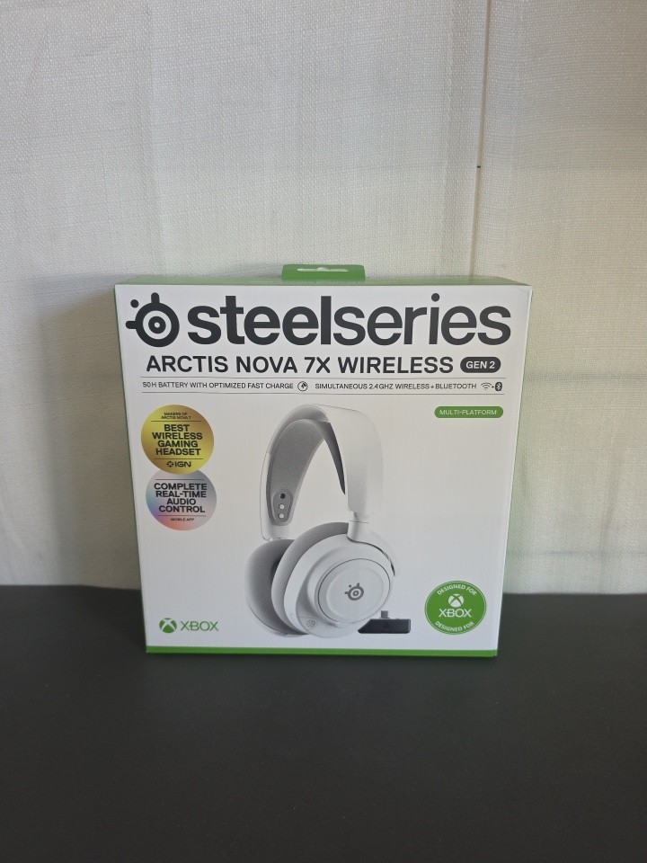 SteelSeries Arctis Nova 7X Gen 2 Wireless Headset White Sealed