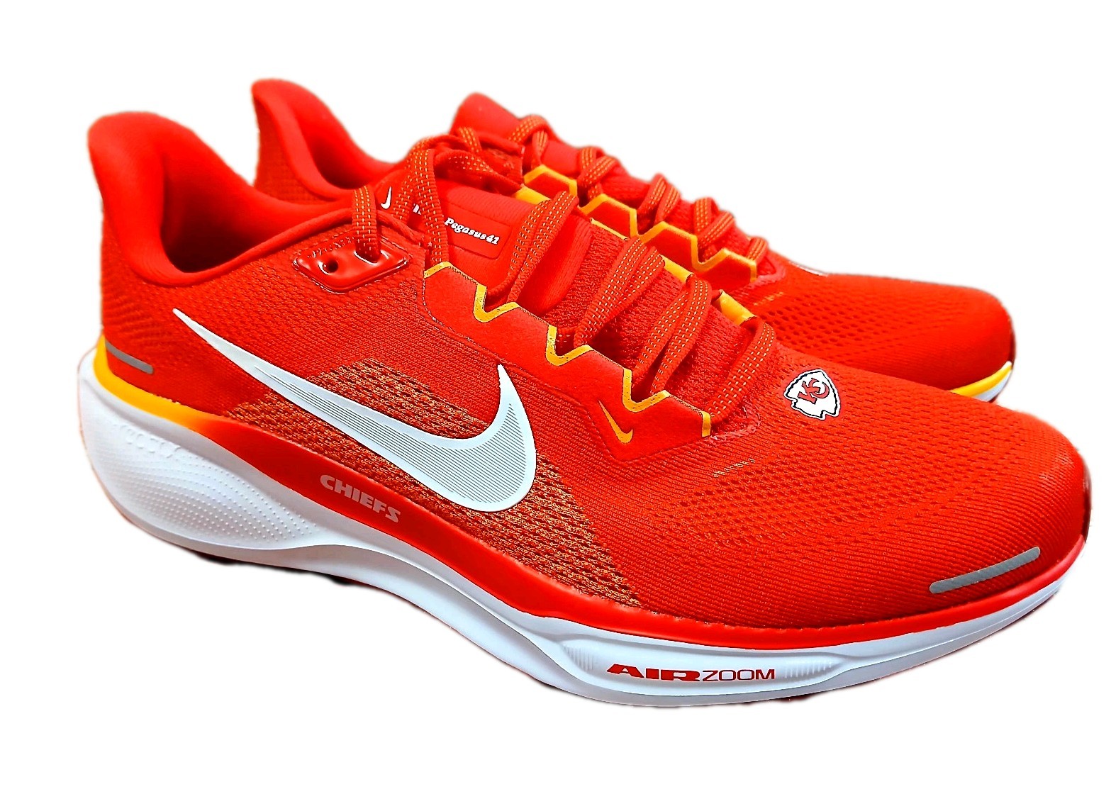 Nike Air Zoom Pegasus 41 Kansas City Chiefs Running Shoes FZ5079-600 Size 11