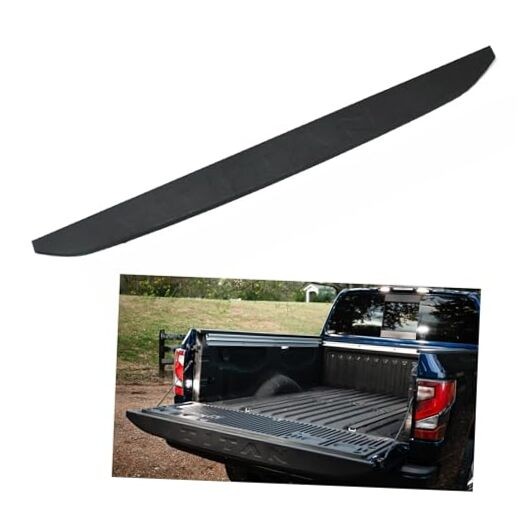 LOSTAR Rear Gate Tailgate Bed Cap Molding Compatible with 2016-2021 Titan V8