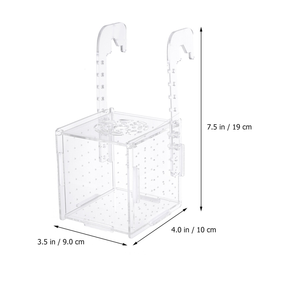 Fish Holder Incubator for Fish Betta Breeding Hatching Boxes Shrimp Holder