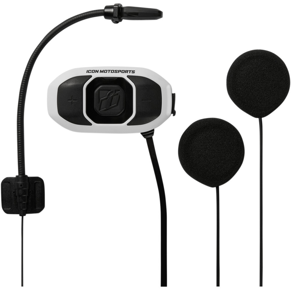 ICON|SENA RAU Communicator Intercom Headset (White)
