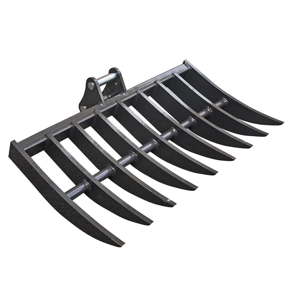 Land Clearing Root Rake 36“ Width for Kubota Mini Excavator U15,U17, KX018 Model