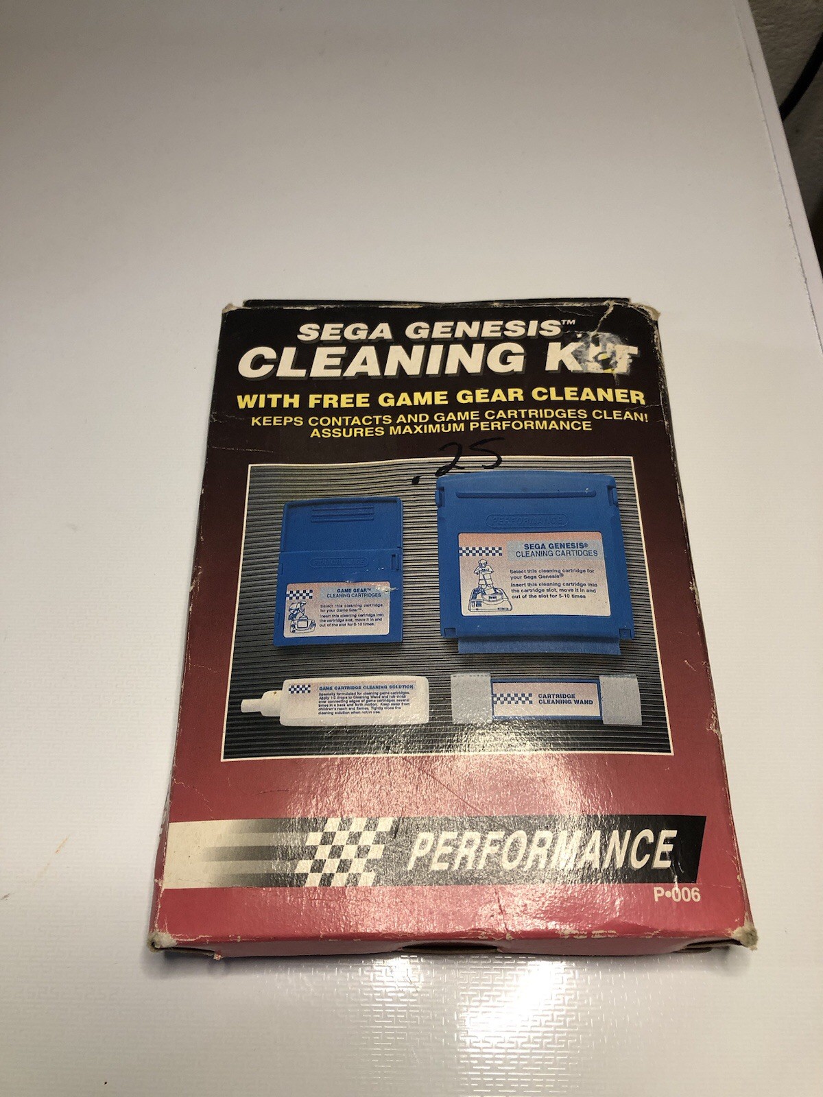 Sega Genesis Cleaning Kit By Performance Complete In Box Used See Photos!