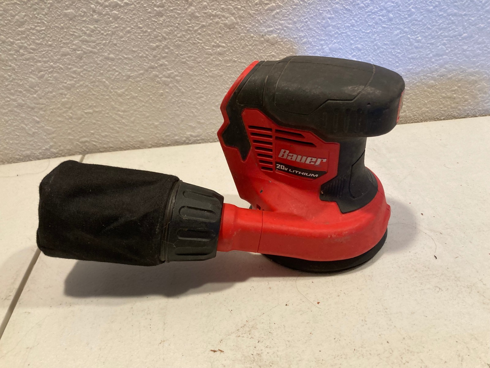 Bauer 5" Orbital Palm Sander 1817C-B 20VAC/60Hz/2.8A