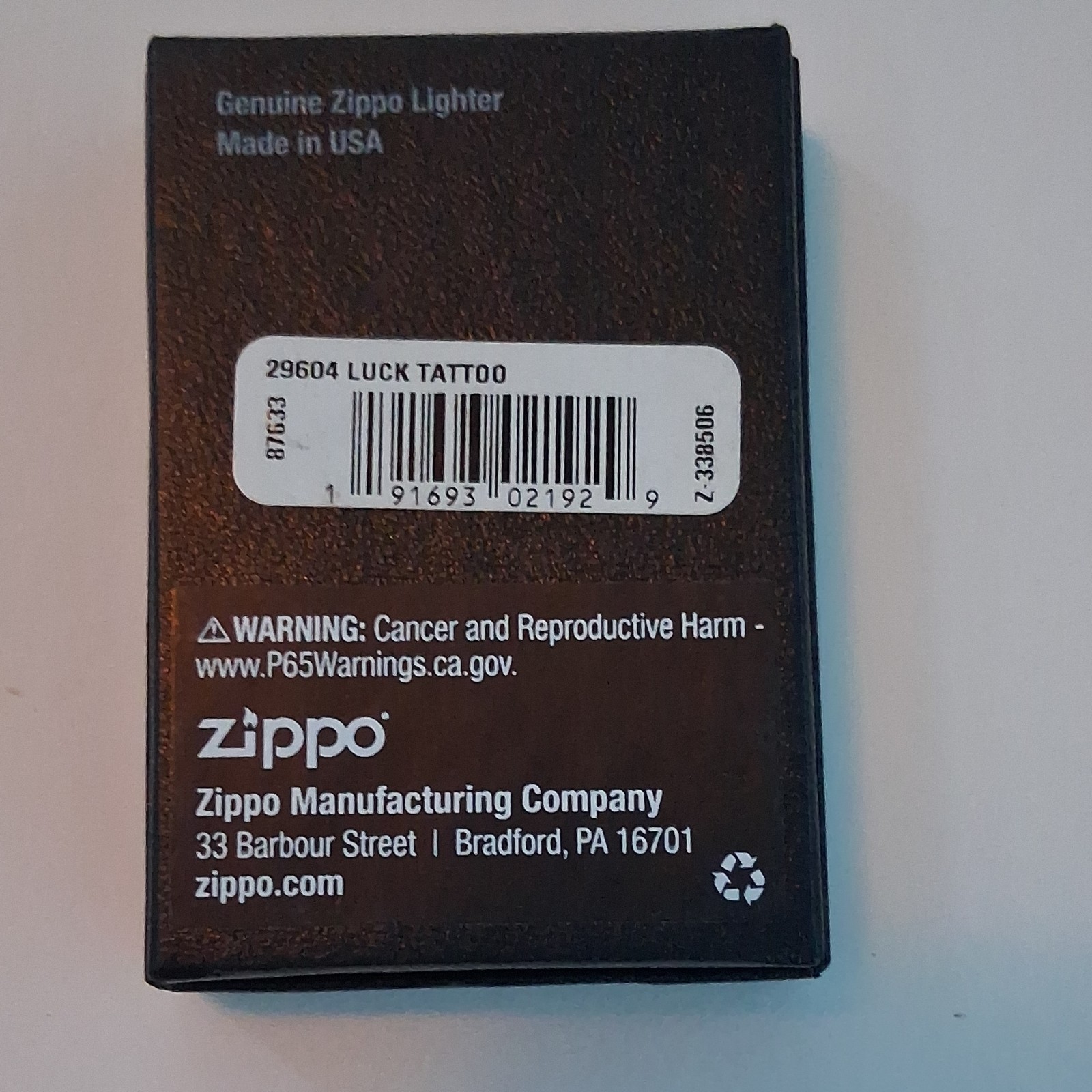 Zippo Windproof Lucky 8 Ball with Dice Lighter