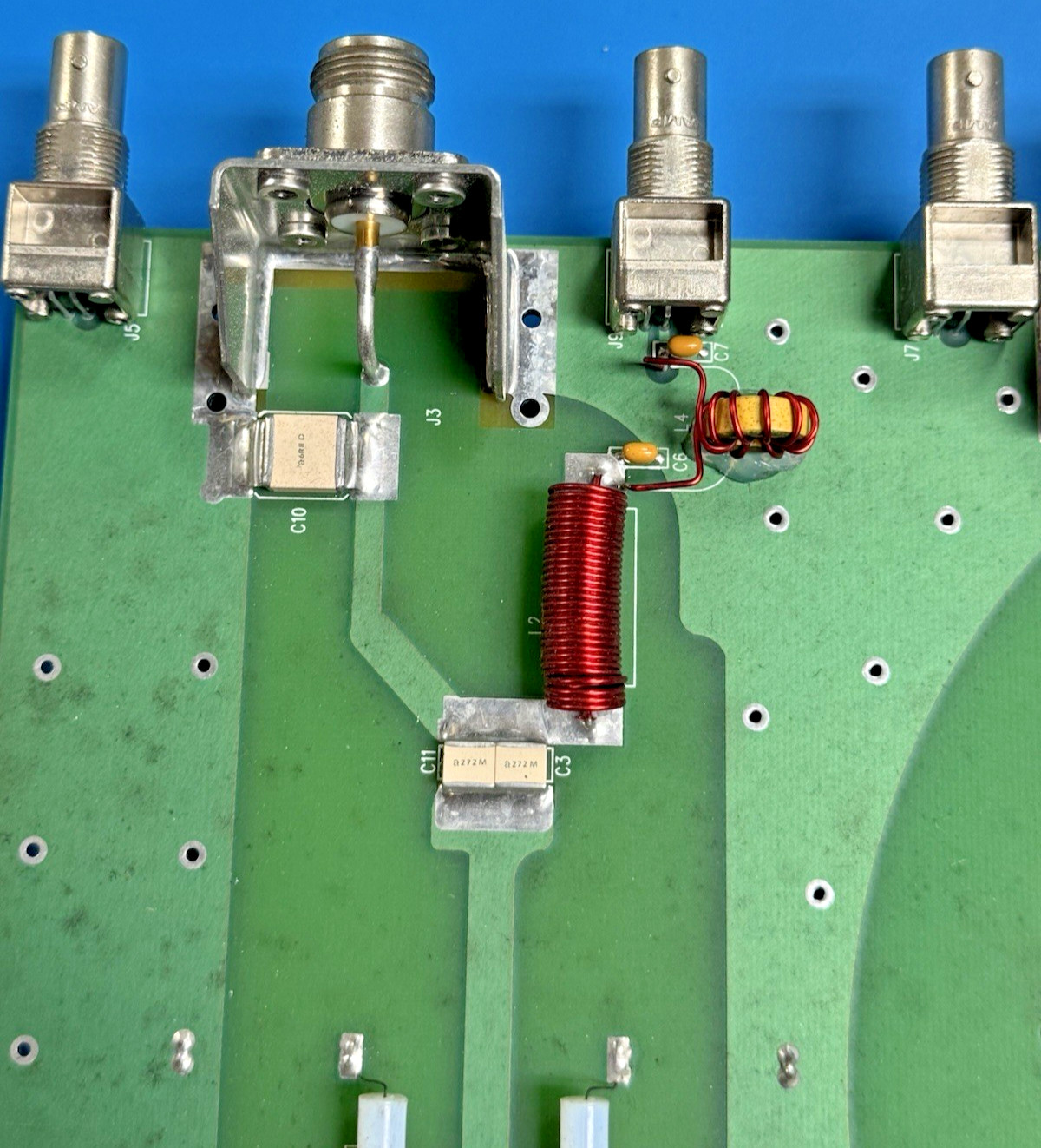 Board with Pair of Kilovac Vacuum Relays...HC-2/S3...Lots of Other RF Components