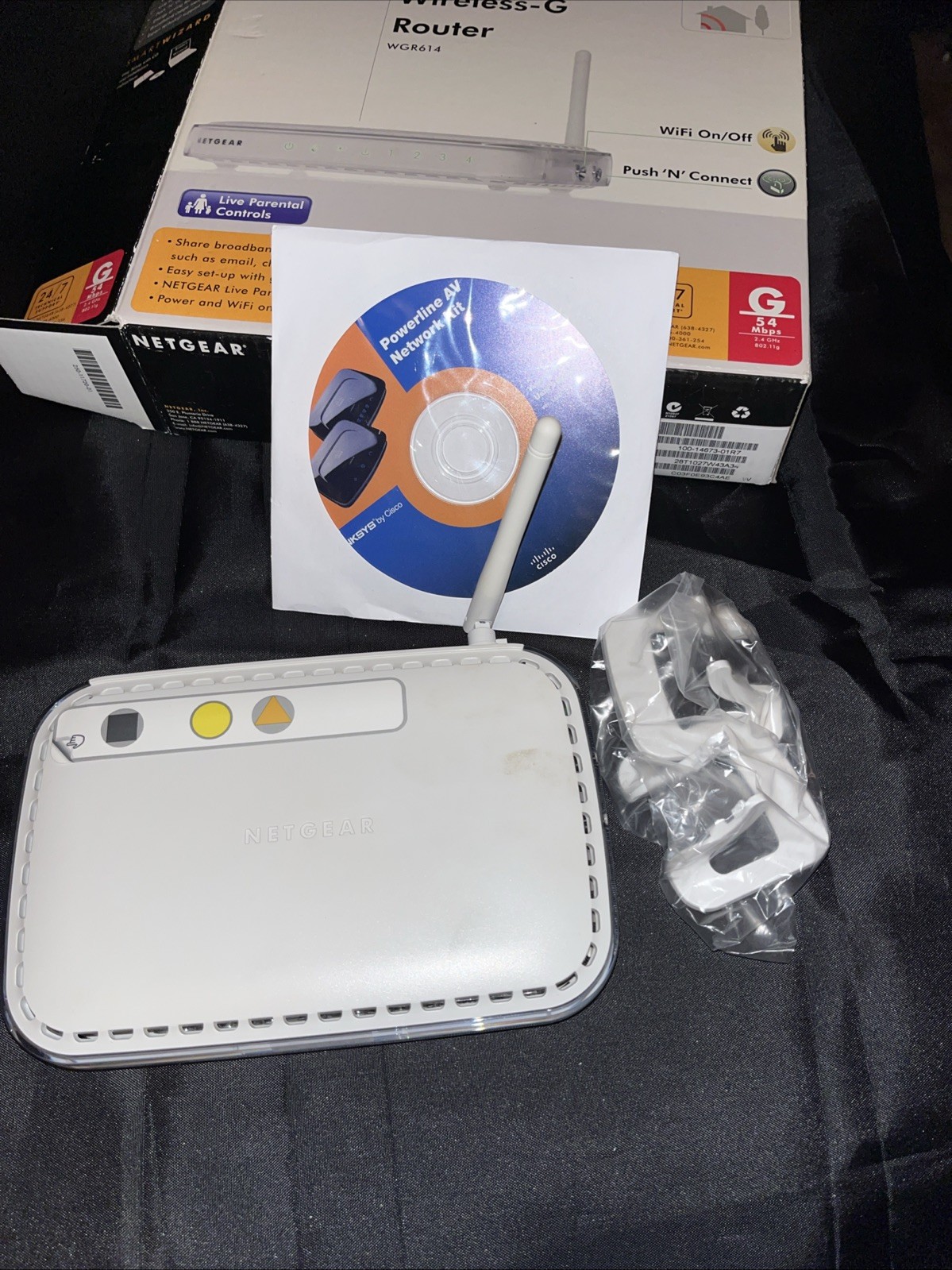 Netgear Wireless-G Router WGR614 Internet WiFi Port 54 mbps