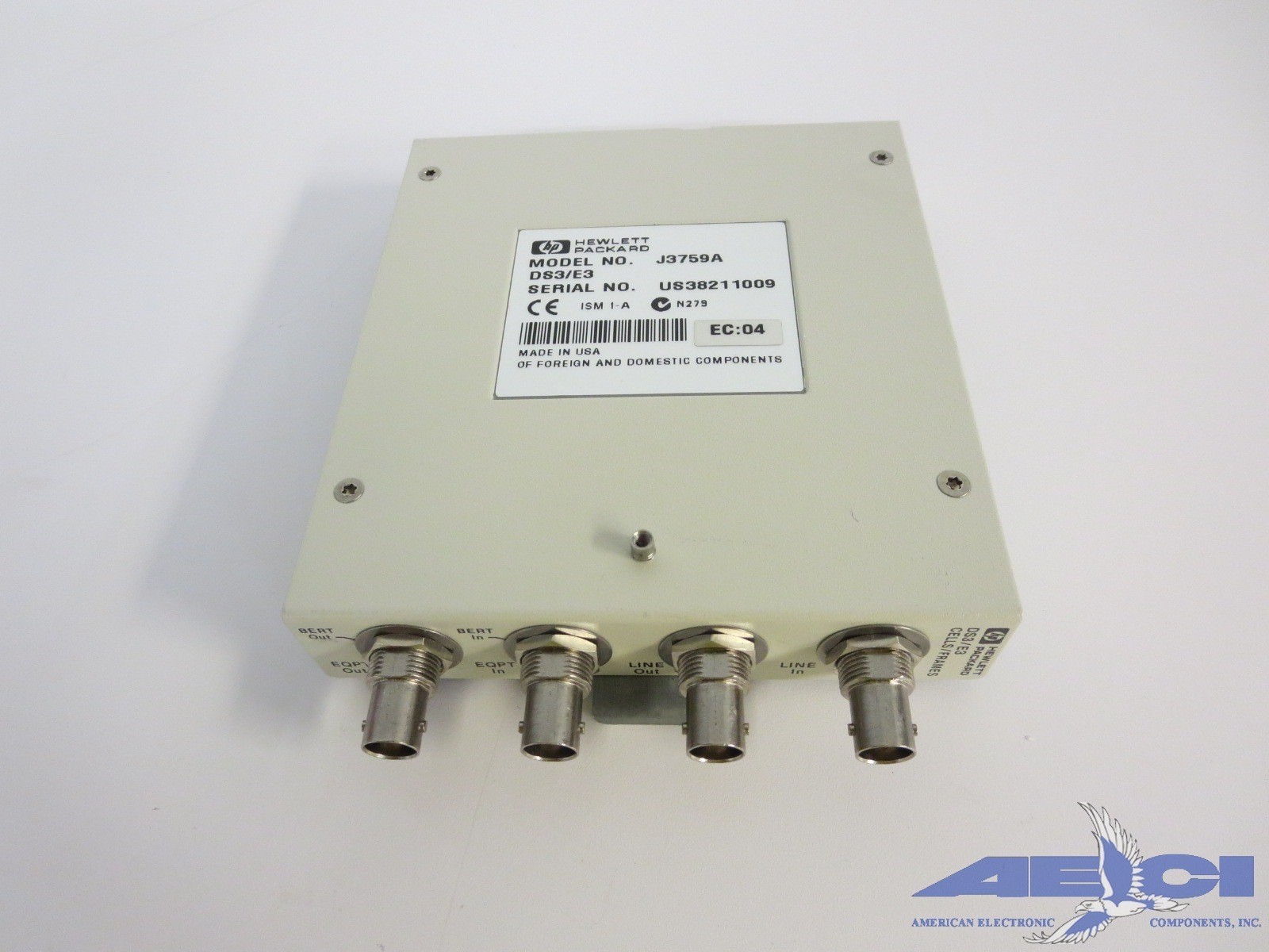 HEWLETT-PACKARD J3759A DS3/E3 Cells and Frames Module