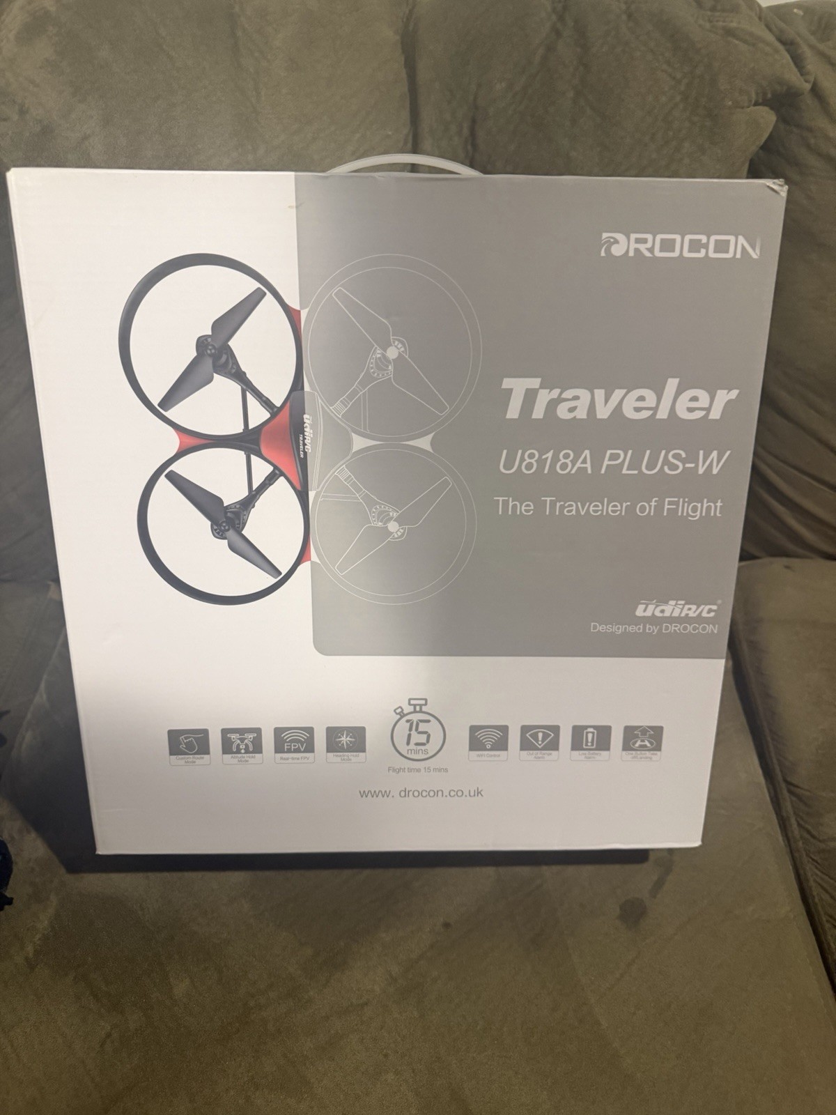 Drocon Traveler U818A Plus-W The Traveler Of Flight Drone WiFi Brand New In Box
