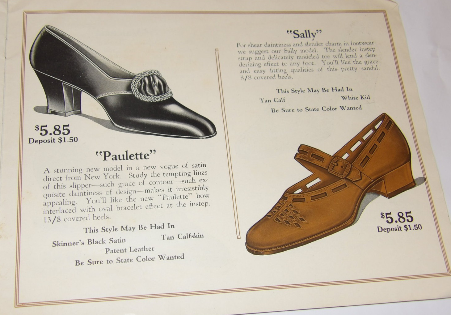 VINTAGE 1926 MEN'S & WOMEN'S SHOE CATALOG! BOOTS! PICTURES & PRICES! WORK/DRESS!