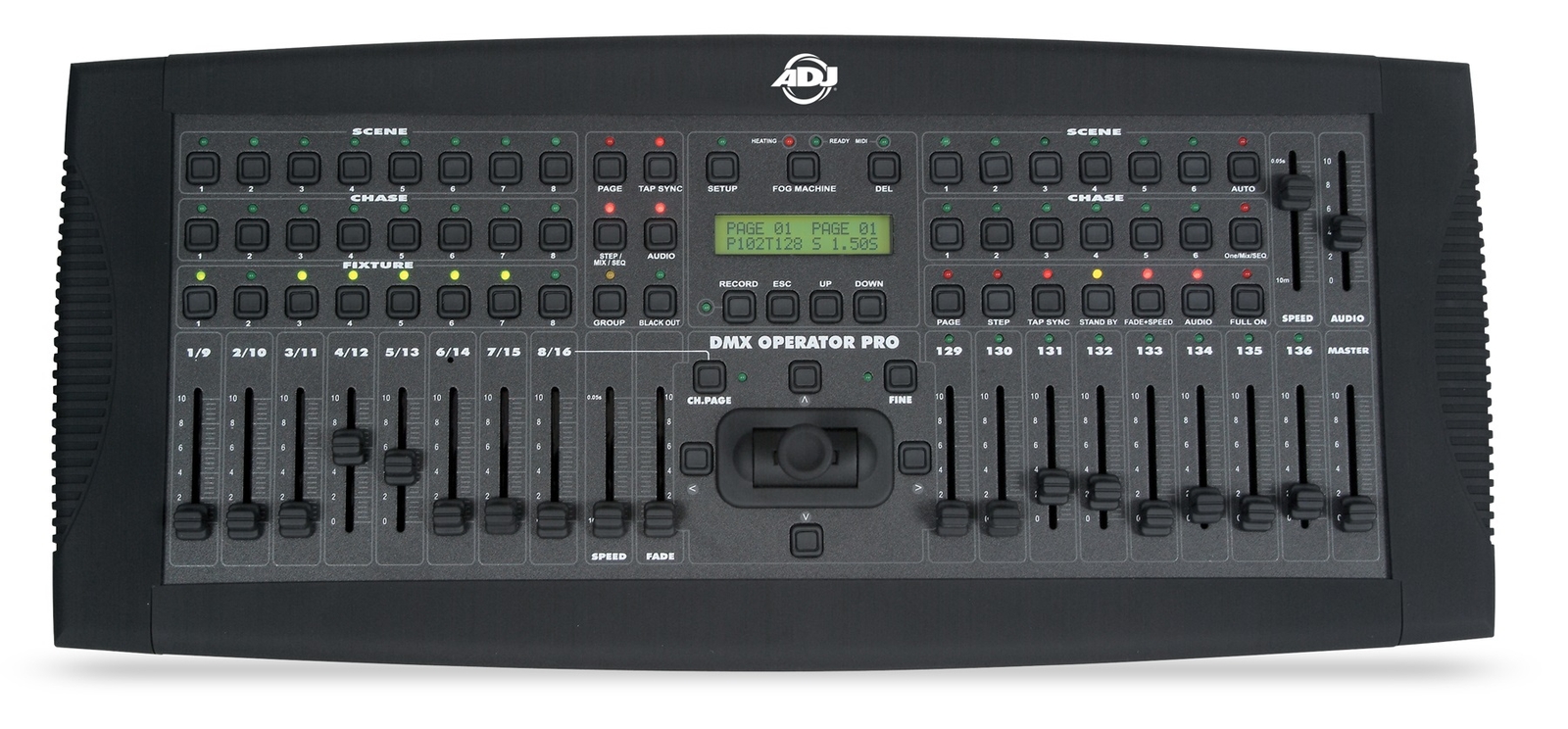 American DJ ADJ DMXOPERATOR PRO 136-Channel DMX Lighting Controller+50 Ft. Cable