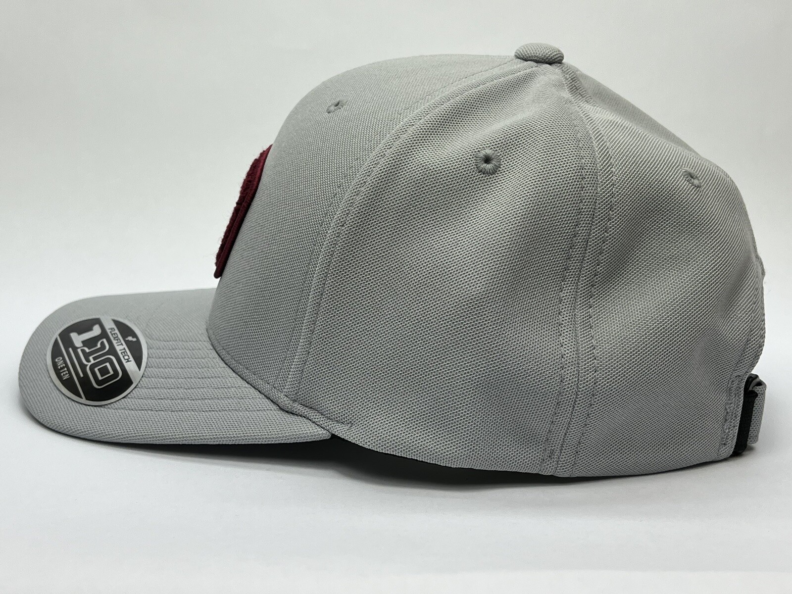 110 One Ten Flexfit Tech Gray Golf Hat Nuterra Patch Strapback