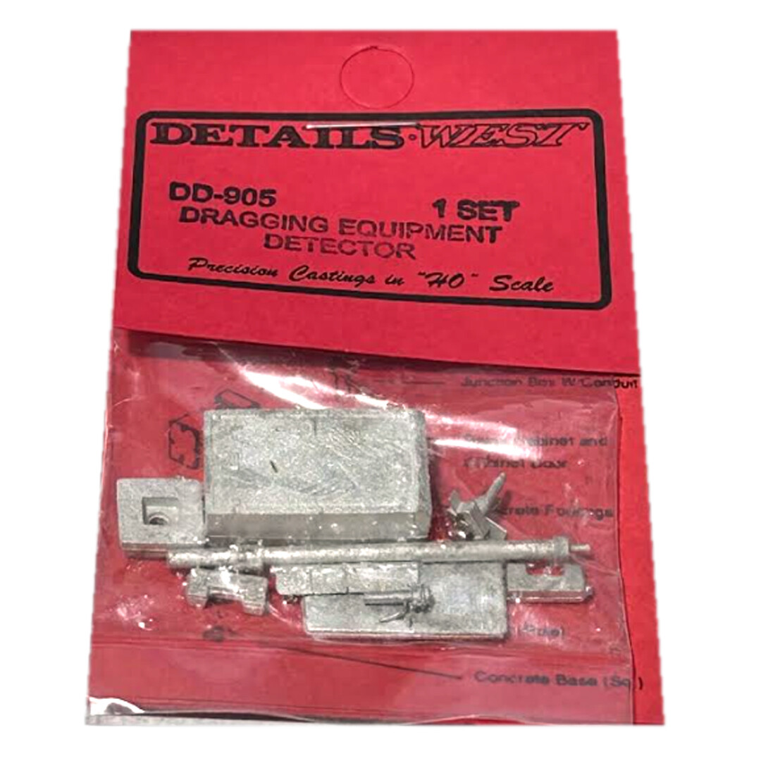 NEW Details West DD-905 Dragging Equipment Detectors HO Scale