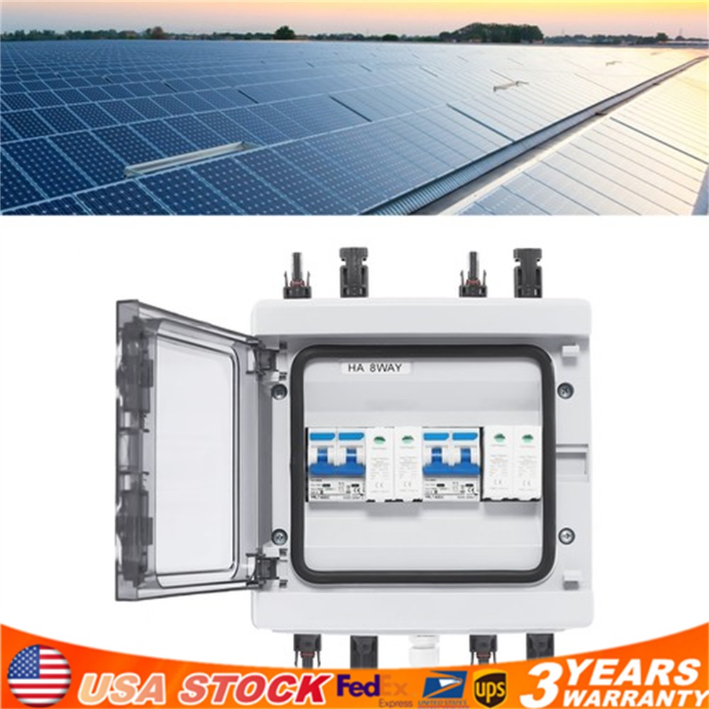 1000V 40A Solar PV Combiner Box 2 in 1 out 2 String Wasserdicht Kunststoff