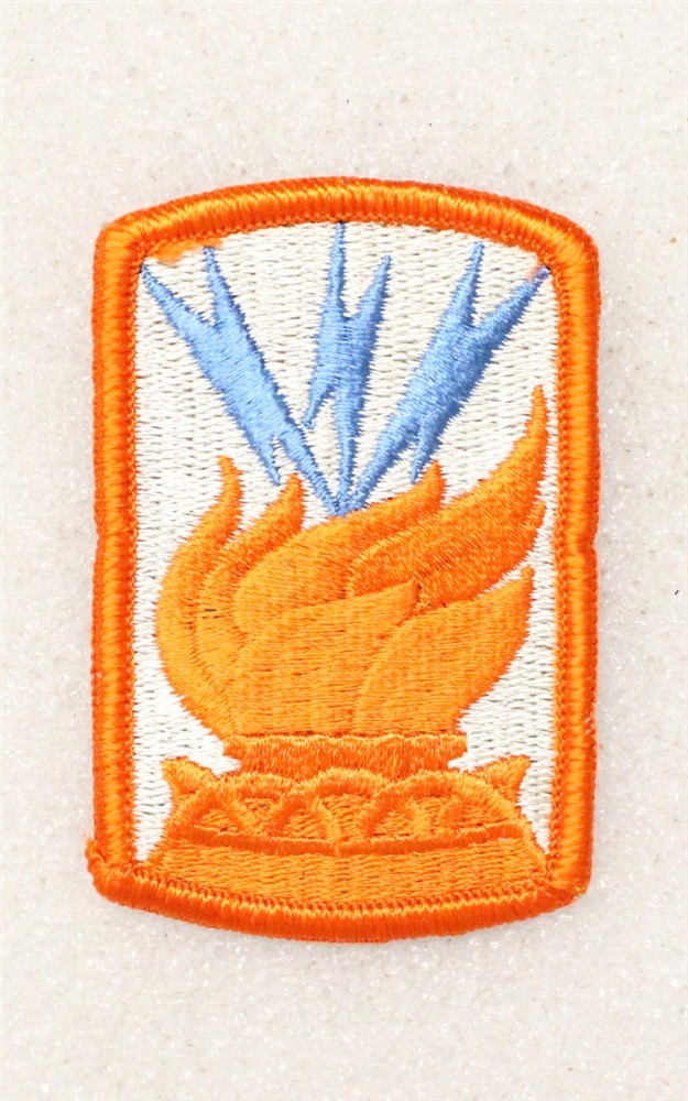 Army patch 5209 - 187th Signal Bridge w/merrowed edge