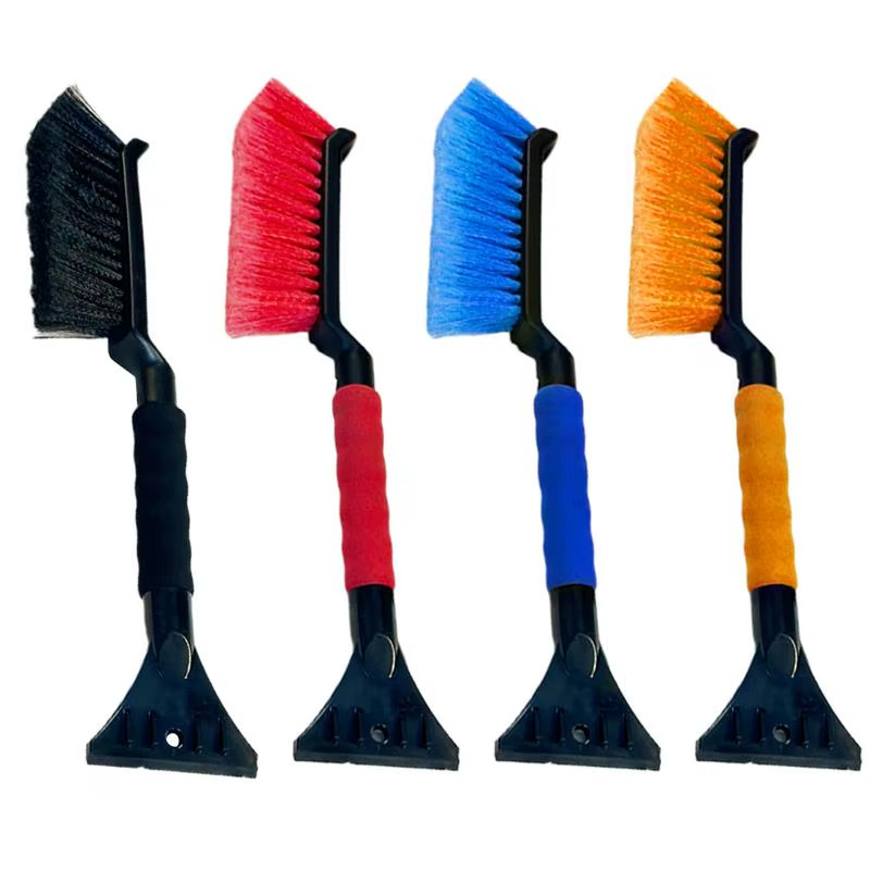 Car Snow Brush With Ice Scraper 2 in 1 Windshield Window Cleaner Tool 17.32 in