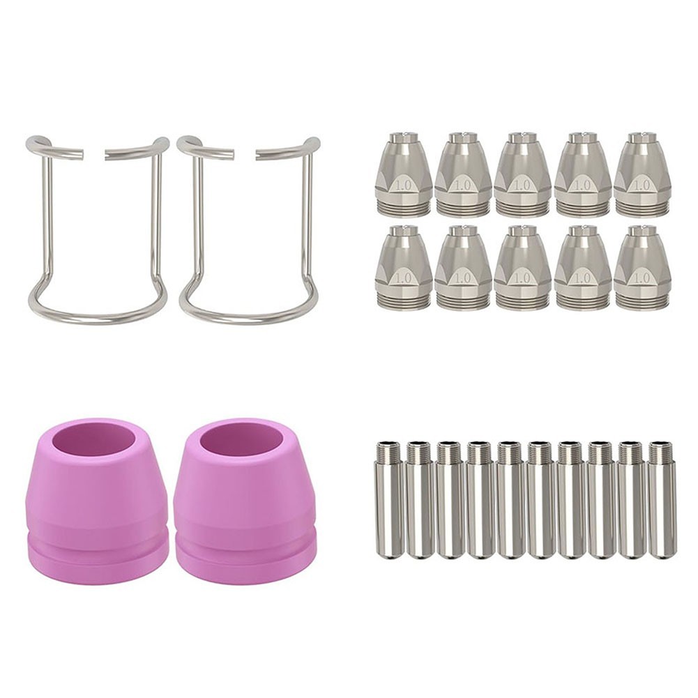 24PCS Plasma Cutter Torch Consumables for AG60 For SG55 For CUT55 Models