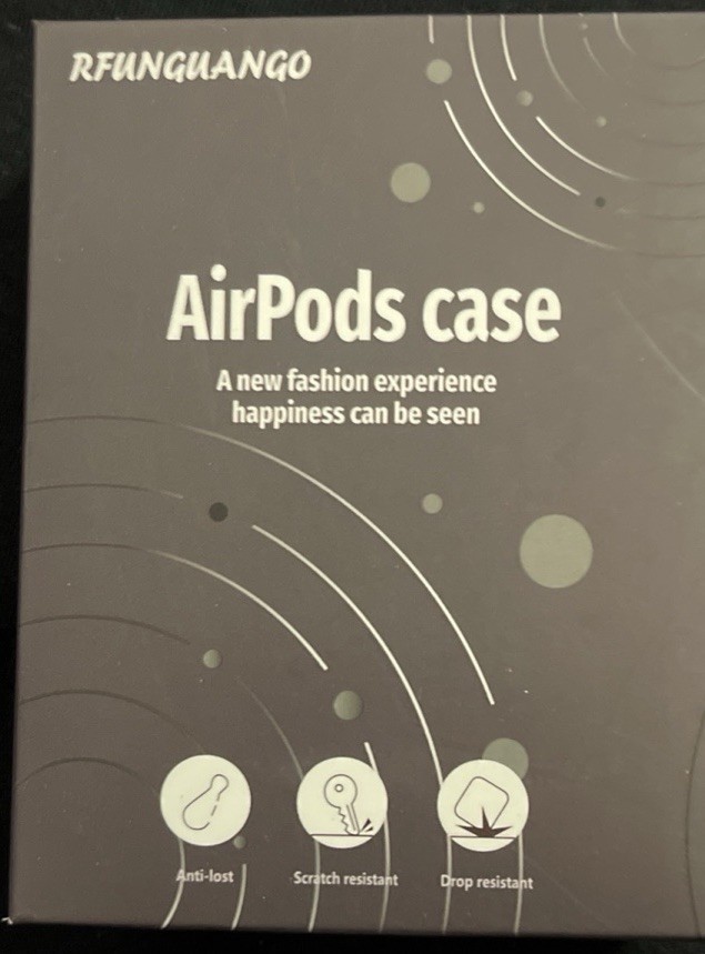 Ringing Air Pods Pro Rant Led Visible Black Case for Apple Airpods