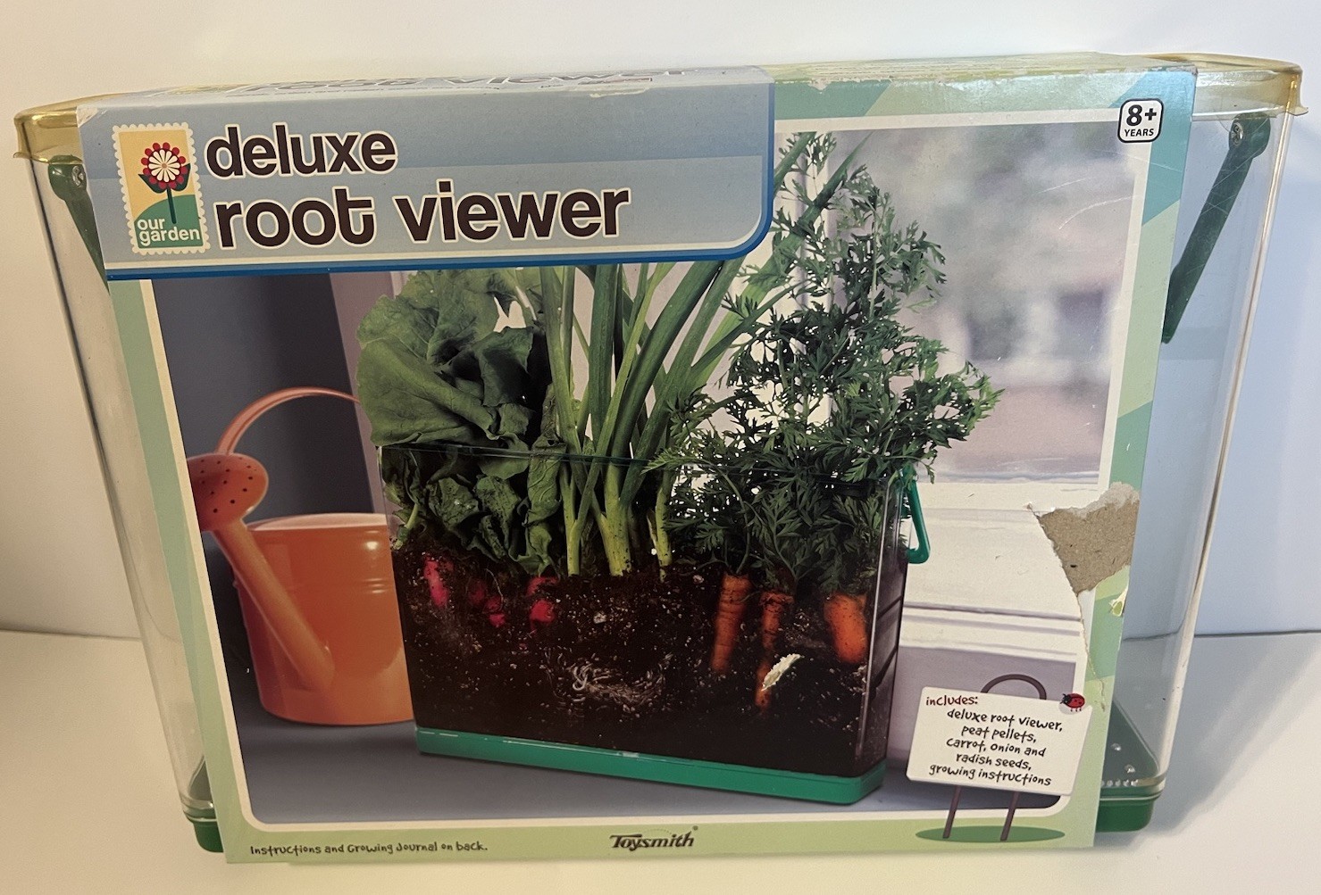 Toysmith Our Garden Root Viewer Science Educational See Through Planter Box NOS