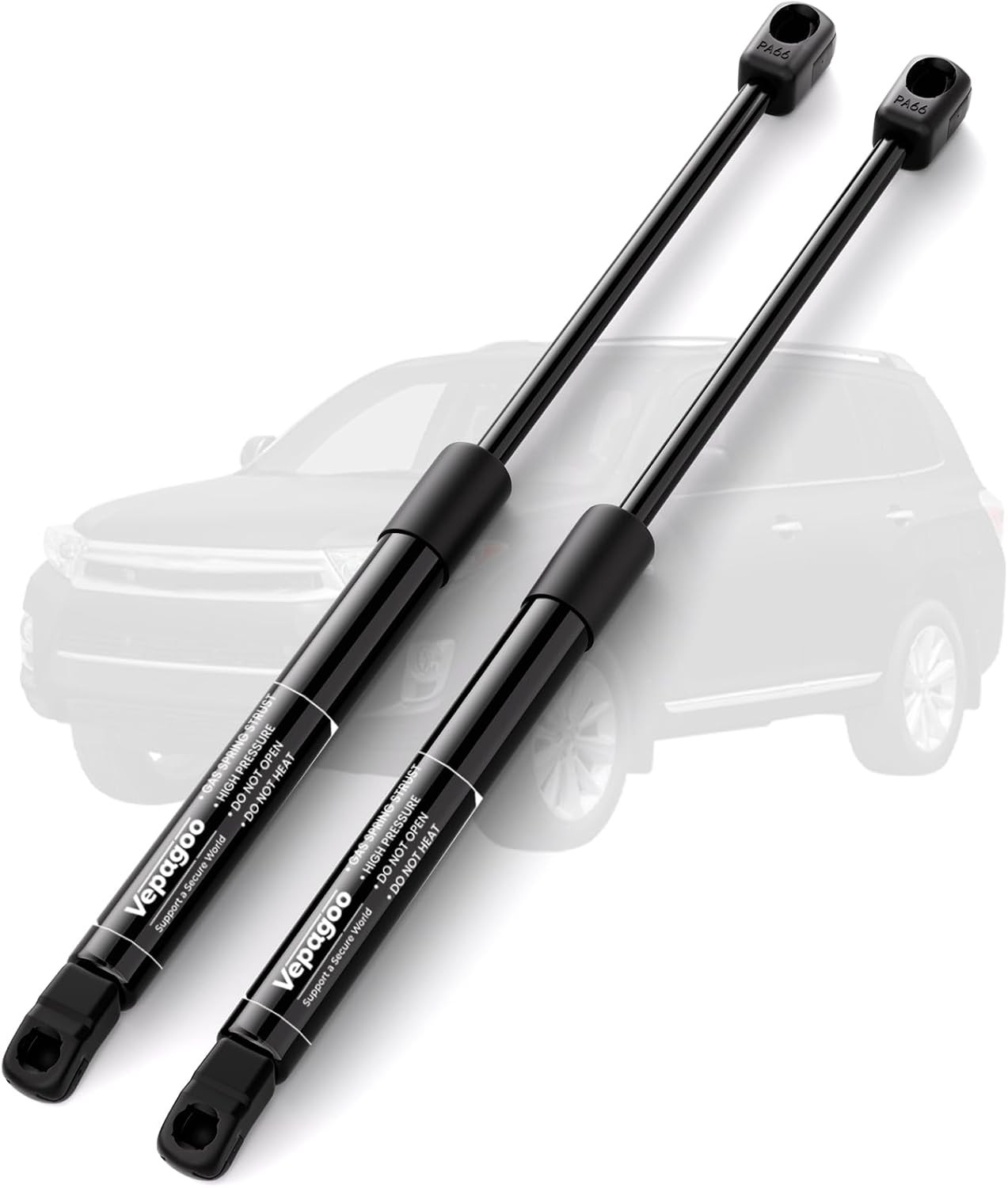 PM1080 Rear Window Glass Struts 2007-2013 Toyota Highlander Gas Shock Lift Suppo