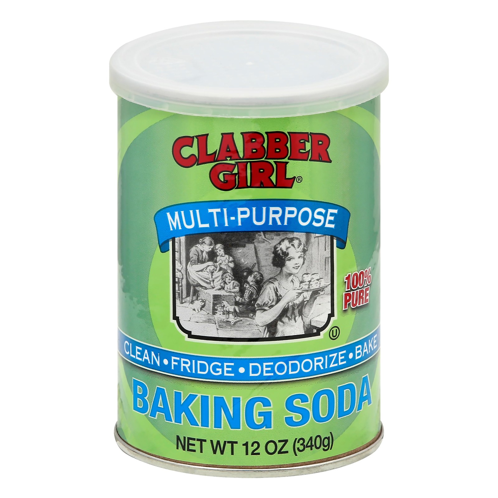 12 Ounce (Pack of 1), Clabber Girl Baking Soda - for Cooking, Baking,...