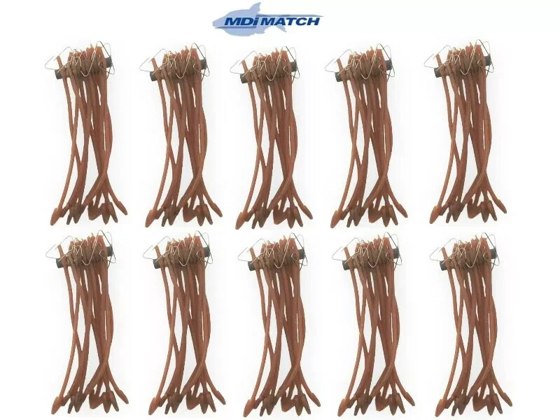 10 Packs of 10 (100) Pole Winder Anchors Super Stretch for Pole Fishing Rigs