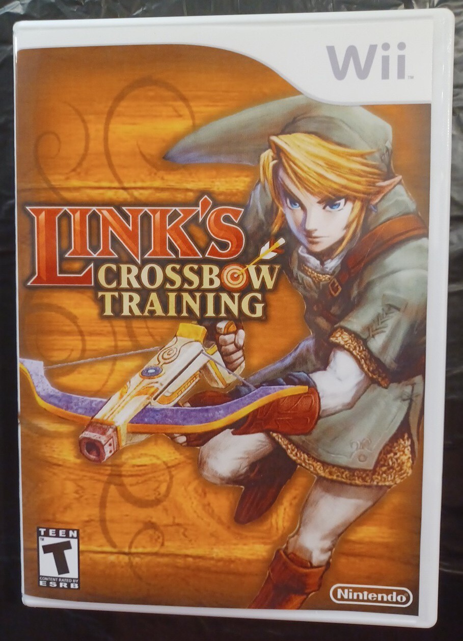 Link's Crossbow Training REPLACEMENT Case + Artwork ONLY - NO GAME nintendo art