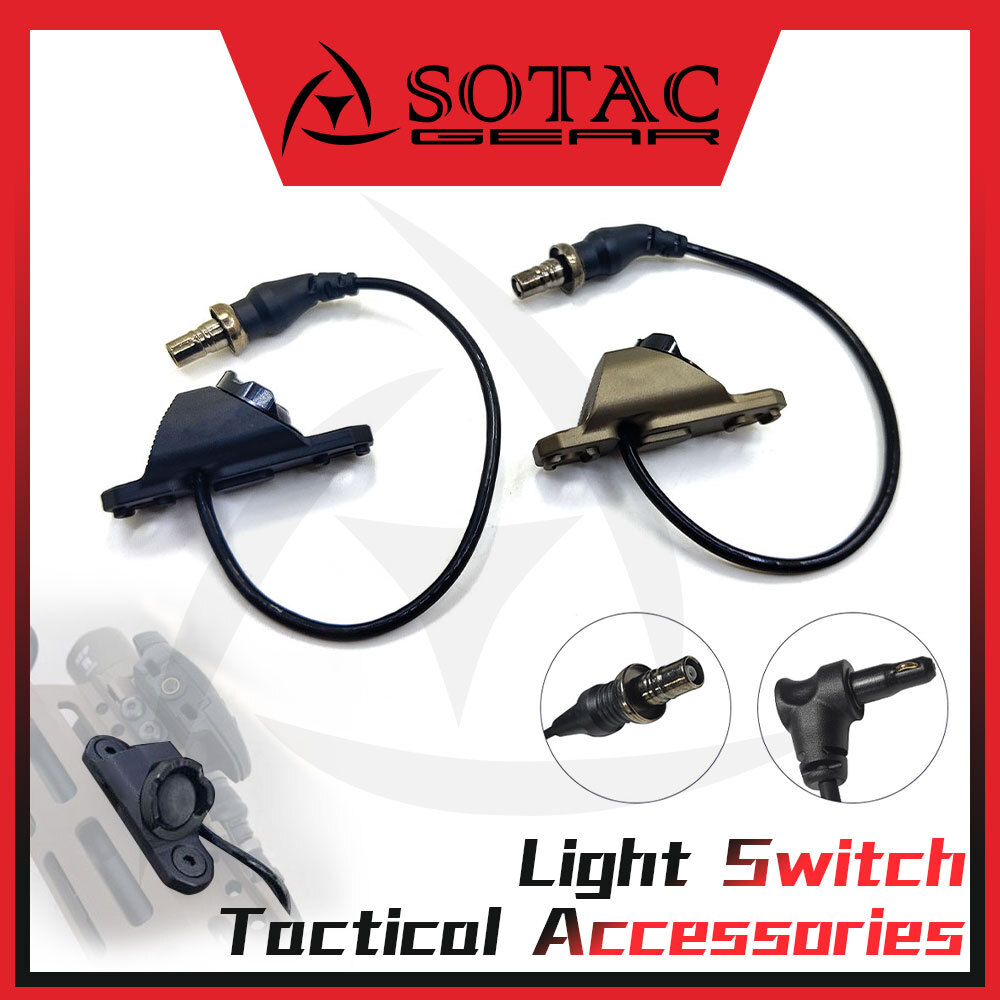 SOTAC Hot Button MLOK For M300 M600 Flashlight Remote Pressure Switch Tactical