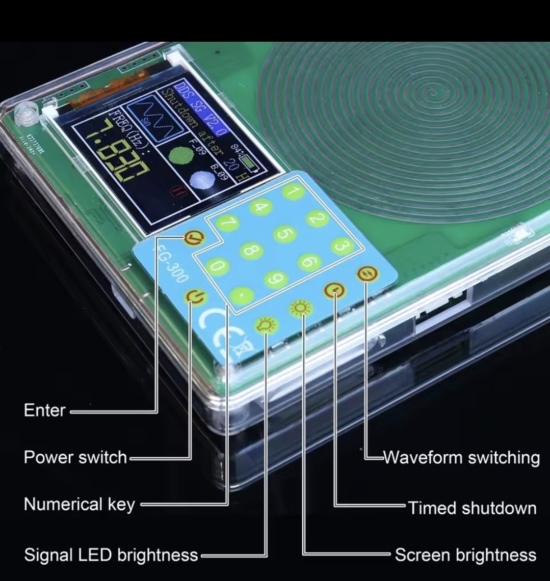 Bio-Healing Frequency Generator V2 - Relaxation, Sleep & Natural Balance Device