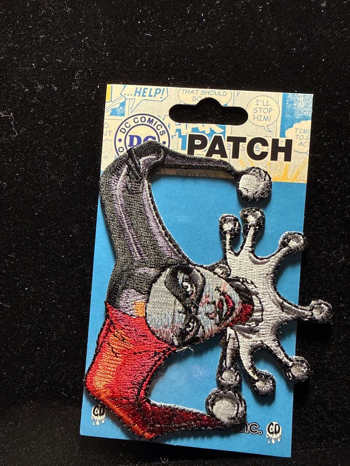Harley Quinn Iron-On Patch DC Comics Embroidered 3.5” x 3” New