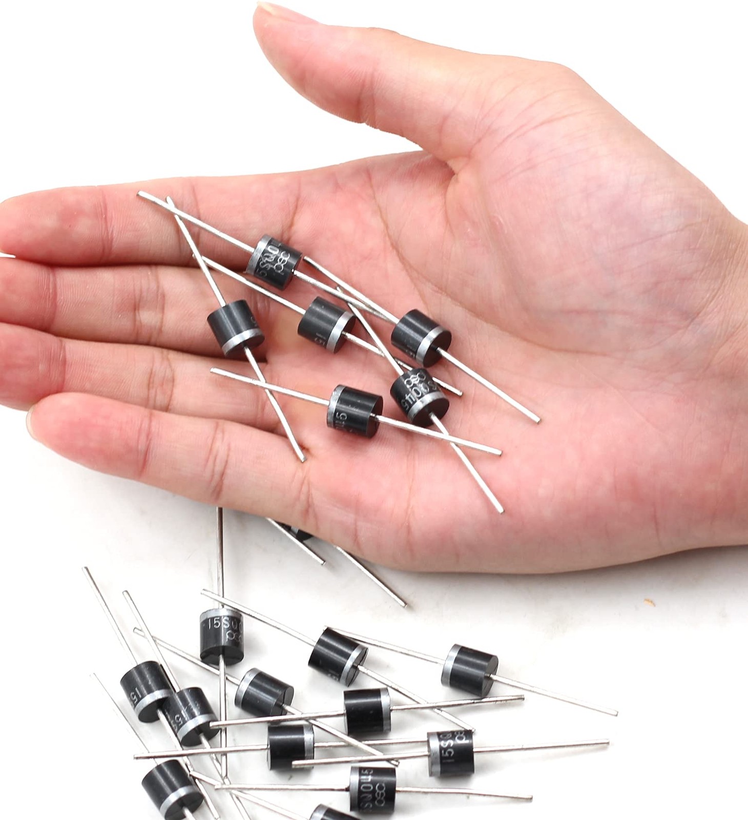 20pcs 10amp 15SQ045 Axial Schottky Blocking Diodes for Solar Cells Panel