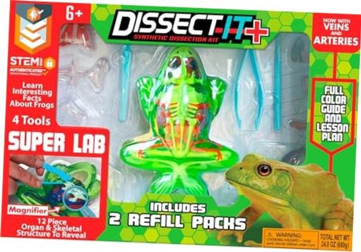 Dissect-It, Premium Frog Dissection Kit, STEM Toys for Kids, Frog Super Lab