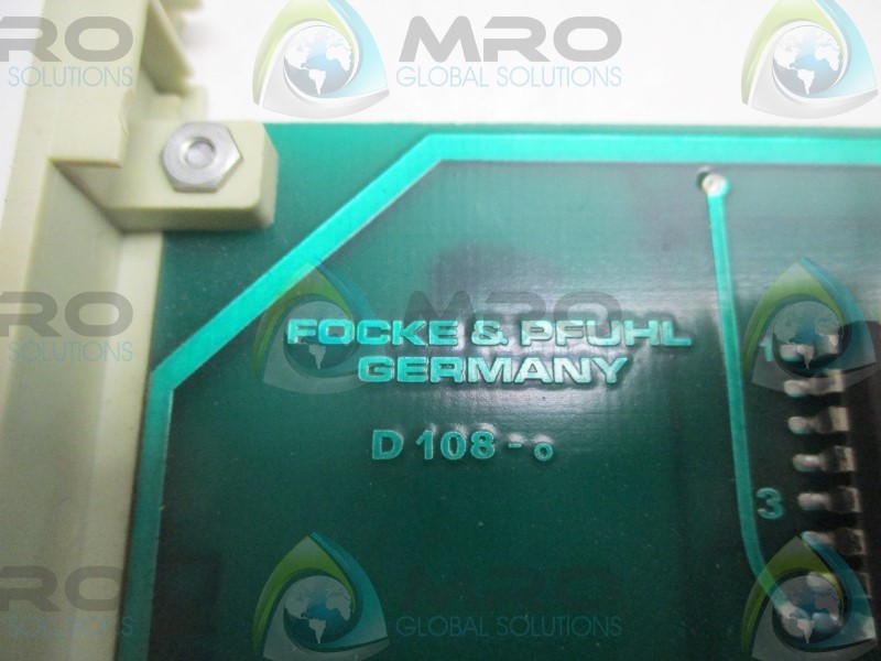 FOCKE D108-0 CONTROL BOARD MODULE UNMP