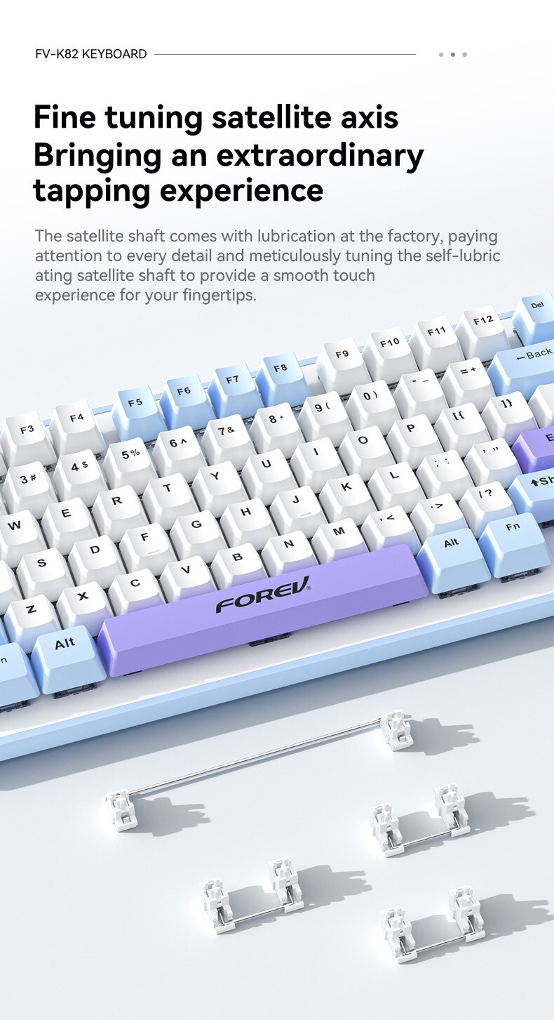 Forev FvQ305S Gaming keyboard Complete