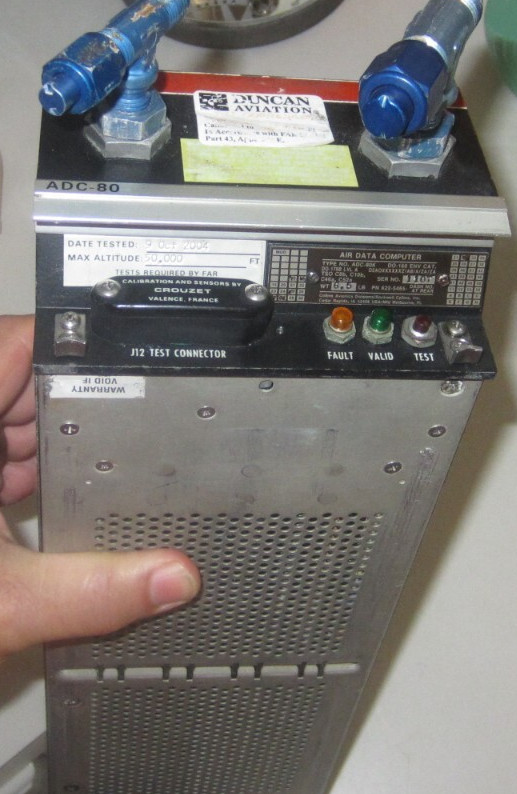 AIR DATA COMPUTER ADC-80K P/N 622-5465-622  STRAP CODE ABDEH SABRE-65