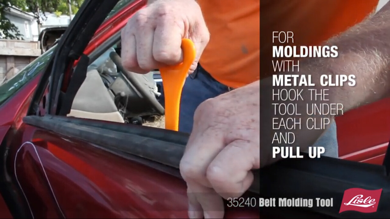 AUTOMOTIVE BELT MOLDING TOOL – auto body trim puller – bodywork tools – painting