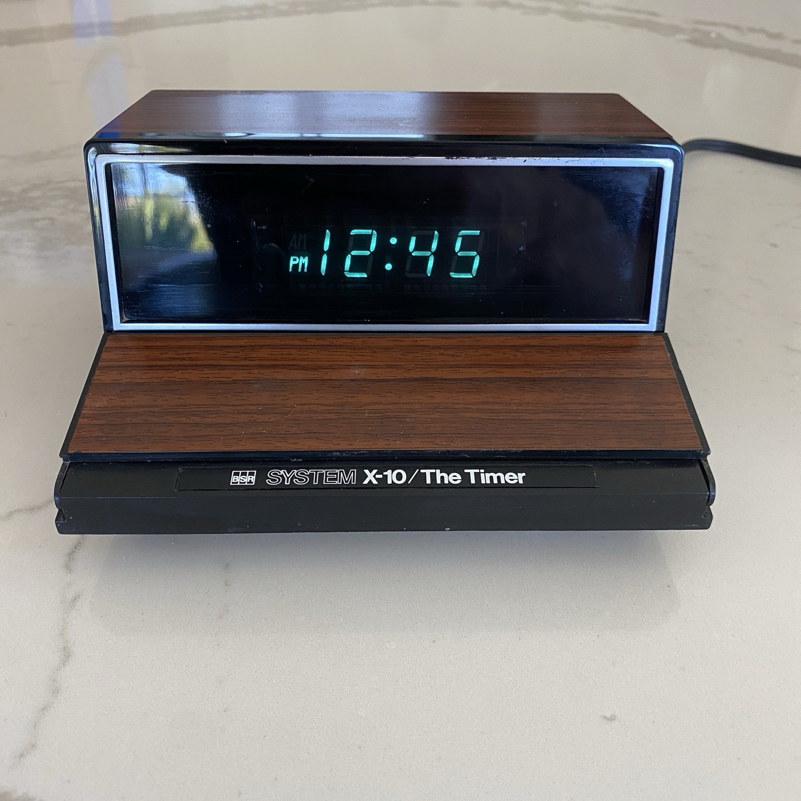 Vintage BSR System X-10 The Timer Home Automation Controller Clock Woodgrain