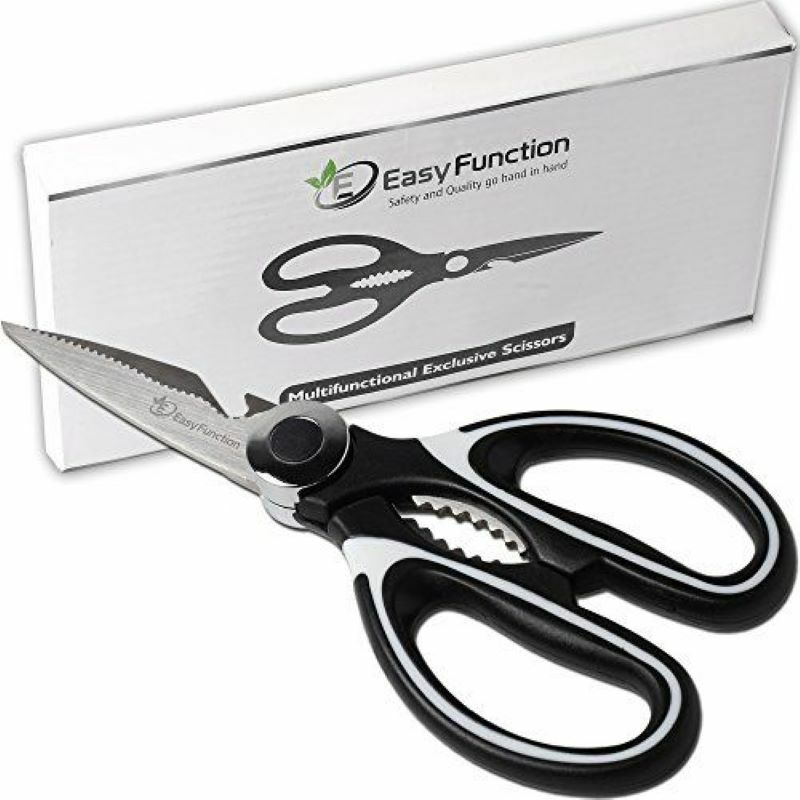 Easy Function Multifunctional Scissors Bottle Opener Nut Cracker Poultry & Meat