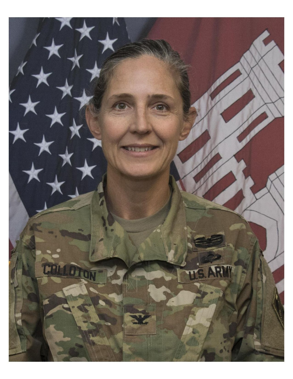 United States Army General Kimberly M. Colloton 8x10 Photo On 8.5" x 11"