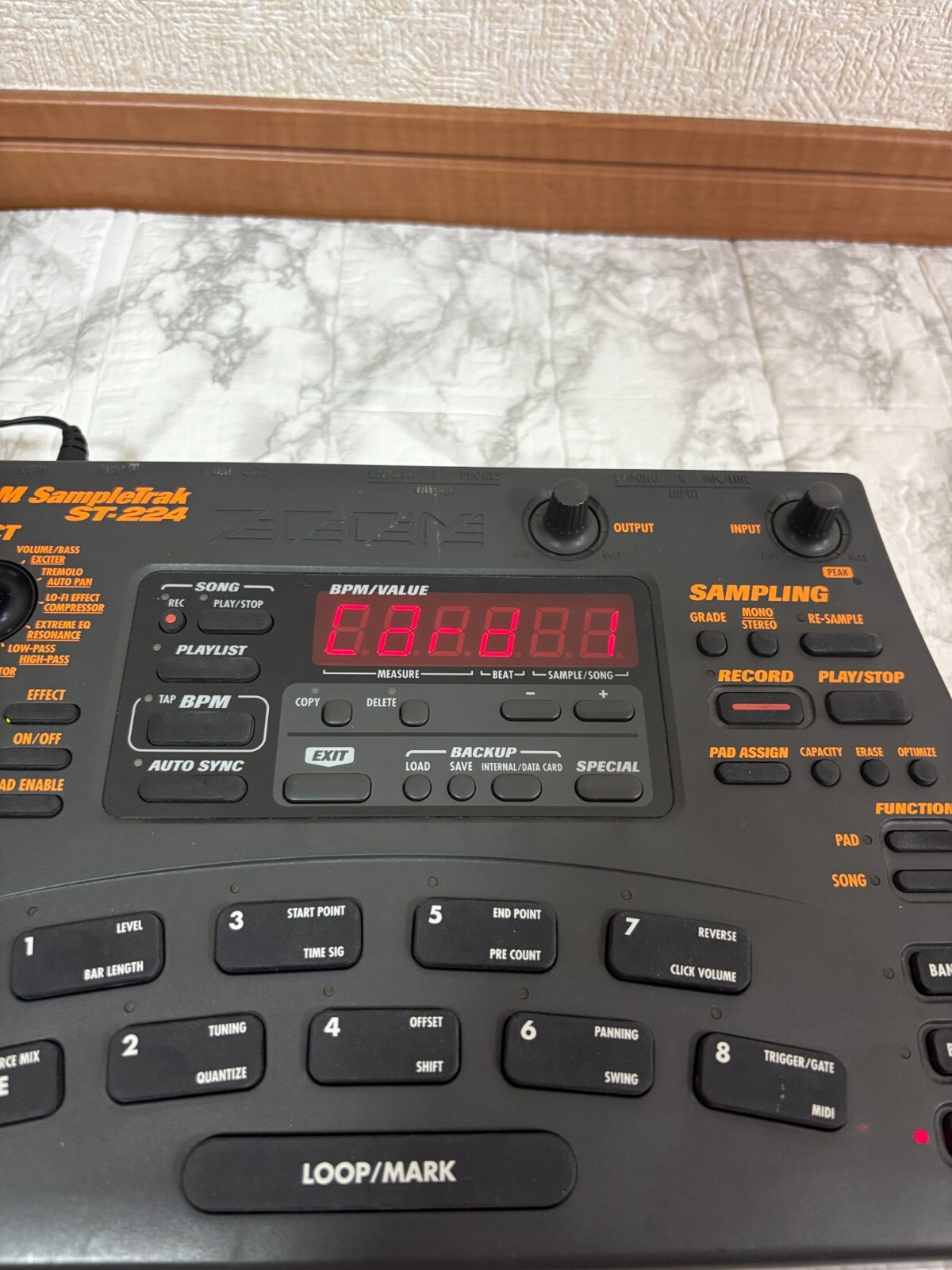 Zoom ST-224 SampleTrak Vintage Digital Sampler Rhythm Machine Japan Tracking