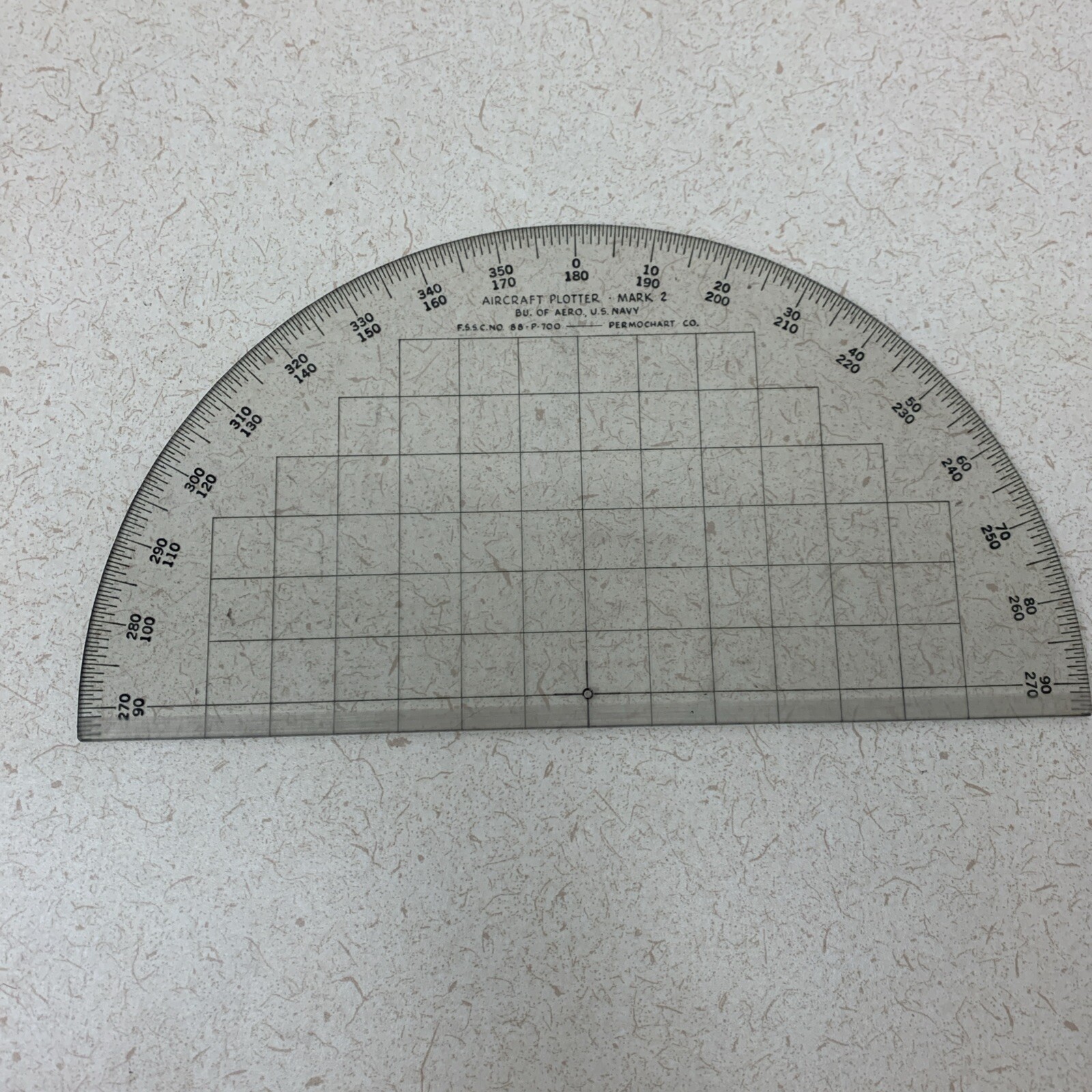 DRAFTING Jeppesen PW-1 Rotating Plotter & 2 Aircraft Plotter Mark 2 Permochart